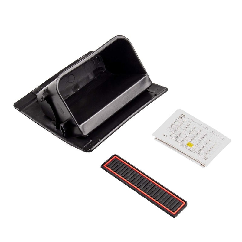 CarQiWireless Interior ABS Black Fuse Box Coin Container Inner Storage Tray Compatible with Subaru XV Crosstrek Forester Outback Legacy Impreza WRX STI Accessories - Image 4